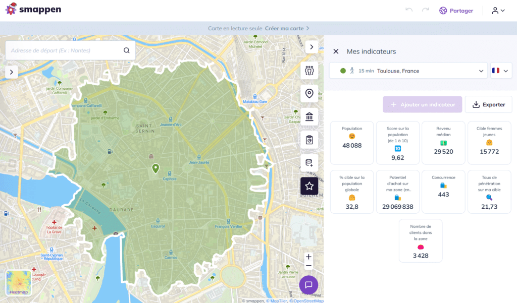 Optimiser ma stratégie de développement réseau avec Smappen